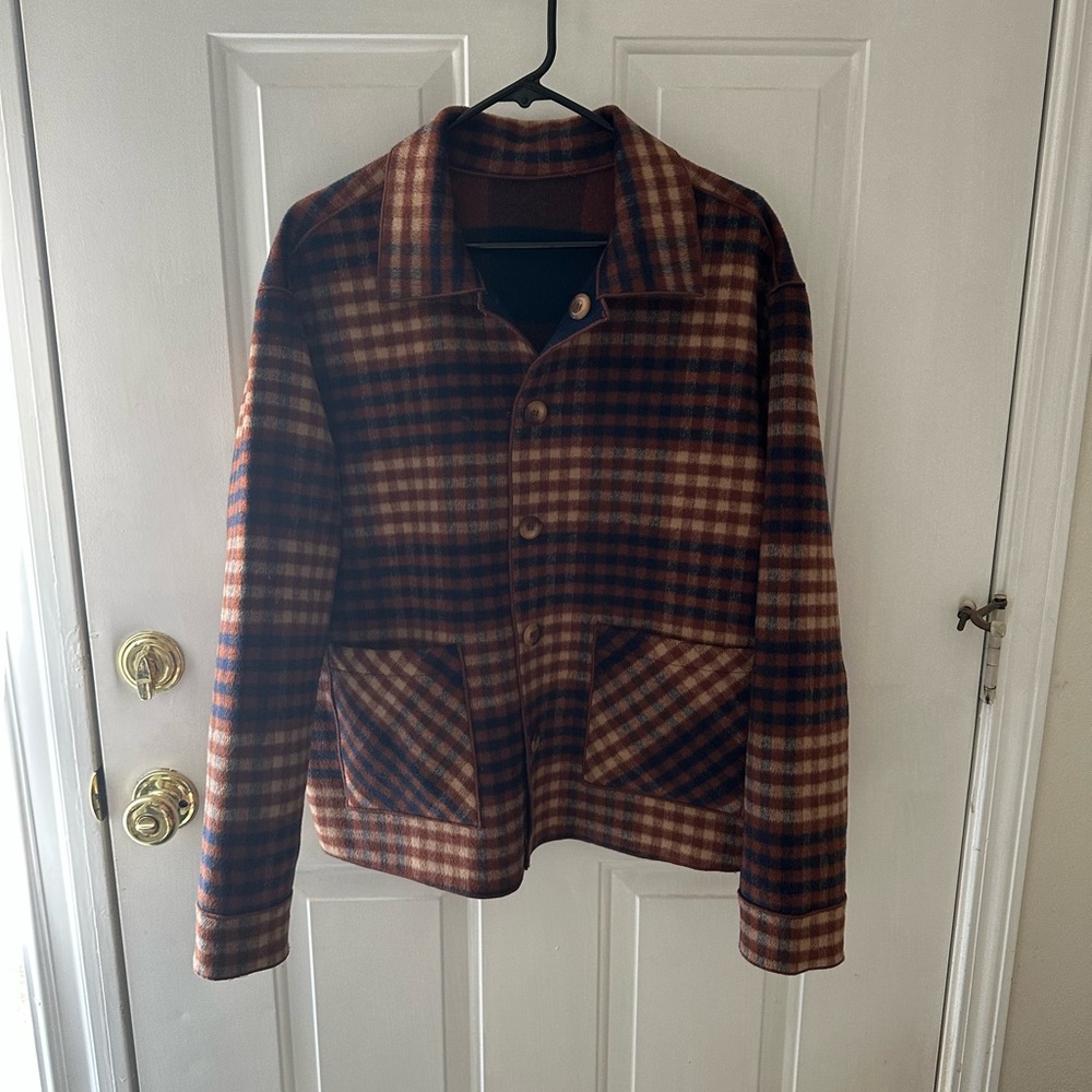 Charlie B Reversible Plaid Jacket